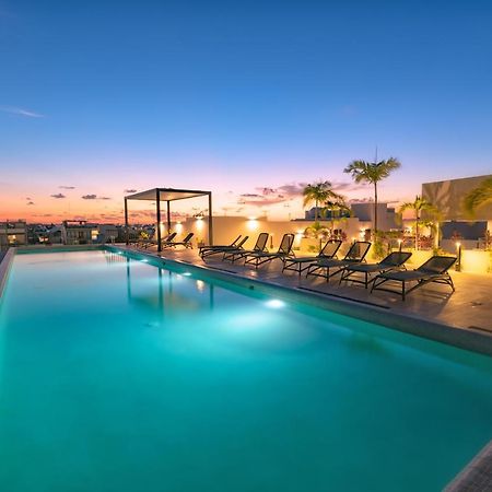 Fancy 3 Bedroom Apartments In Downtown Playa Rooftop Pool Gym Playa del Carmen Buitenkant foto