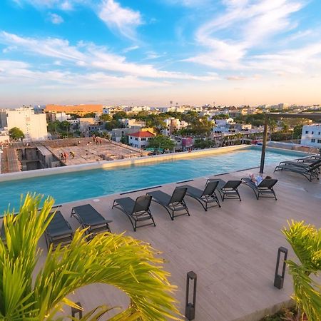 Fancy 3 Bedroom Apartments In Downtown Playa Rooftop Pool Gym Playa del Carmen Buitenkant foto