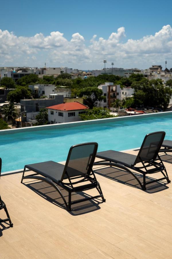Fancy 3 Bedroom Apartments In Downtown Playa Rooftop Pool Gym Playa del Carmen Buitenkant foto