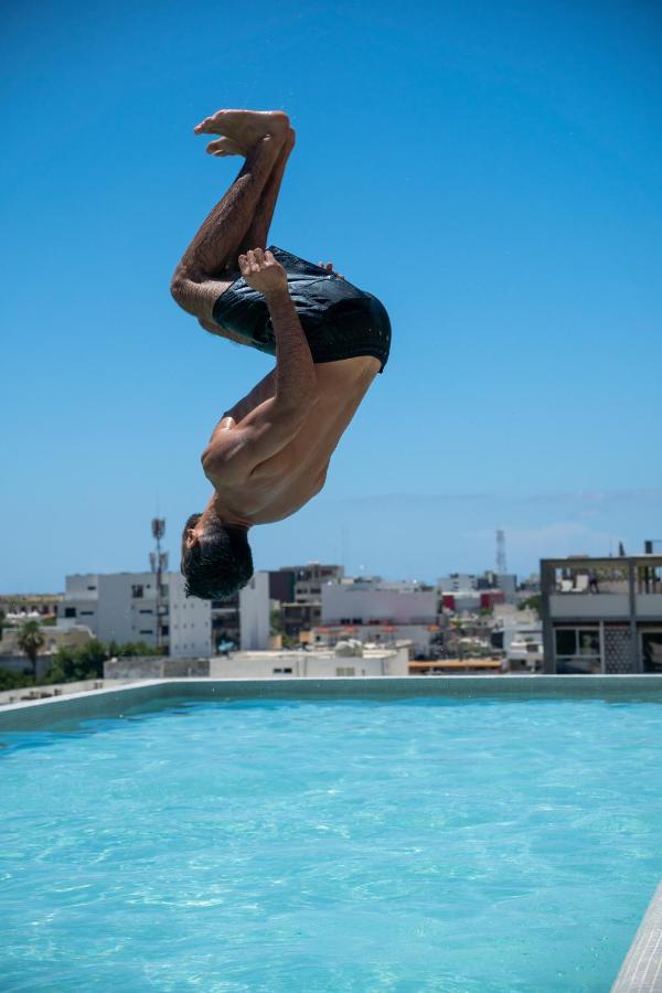 Fancy 3 Bedroom Apartments In Downtown Playa Rooftop Pool Gym Playa del Carmen Buitenkant foto