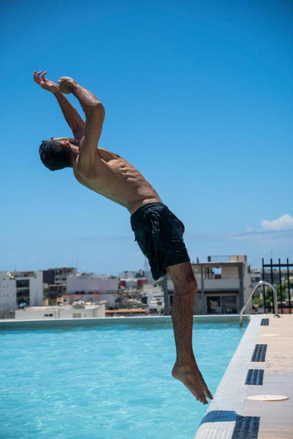 Fancy 3 Bedroom Apartments In Downtown Playa Rooftop Pool Gym Playa del Carmen Buitenkant foto