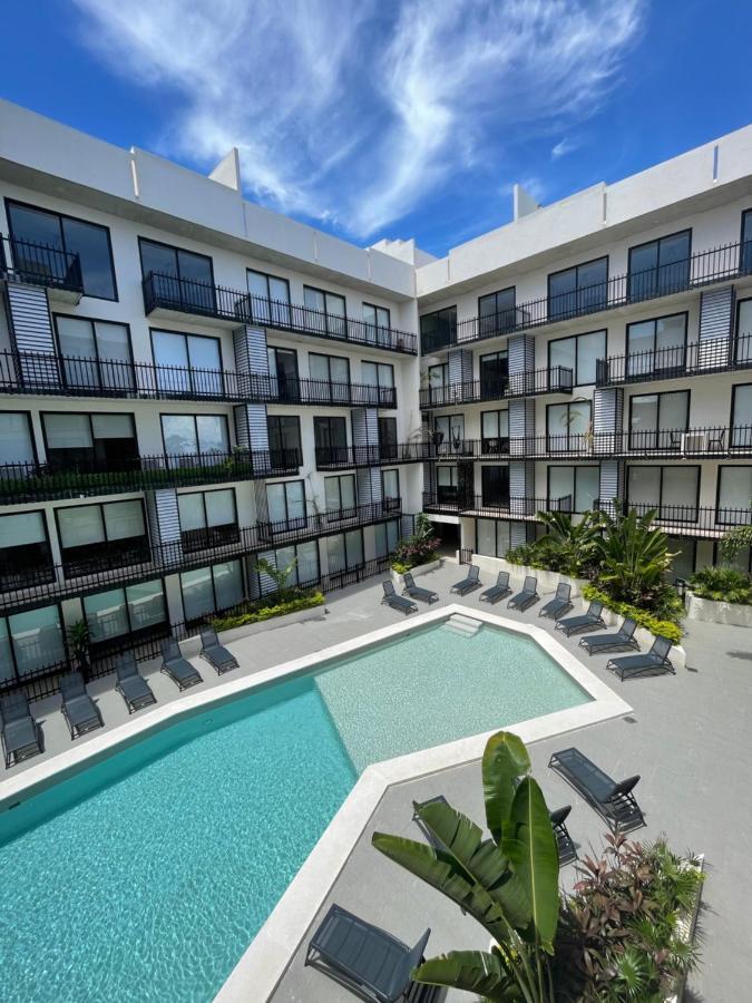 Fancy 3 Bedroom Apartments In Downtown Playa Rooftop Pool Gym Playa del Carmen Buitenkant foto