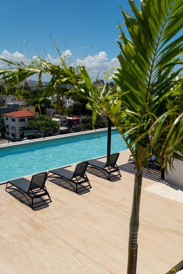 Fancy 3 Bedroom Apartments In Downtown Playa Rooftop Pool Gym Playa del Carmen Buitenkant foto